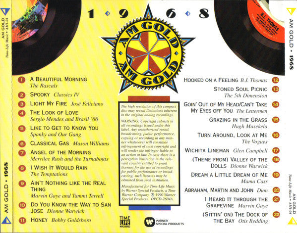 AM Gold 1968 *CD* | Mint (M) Mint (M) Get Cheap Vinyl