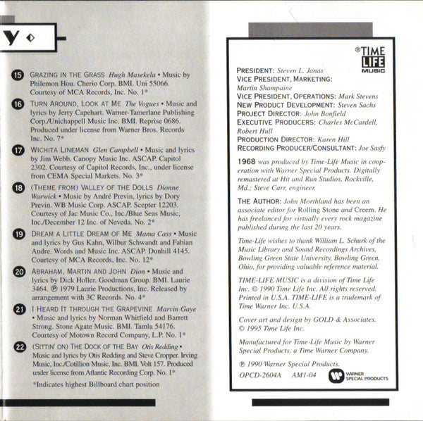 AM Gold 1968 *CD* | Mint (M) Mint (M) Get Cheap Vinyl
