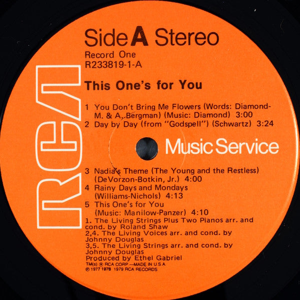 This One's For You *SEALED/CLUB* | Mint (M) Near Mint (NM) Get Cheap Vinyl