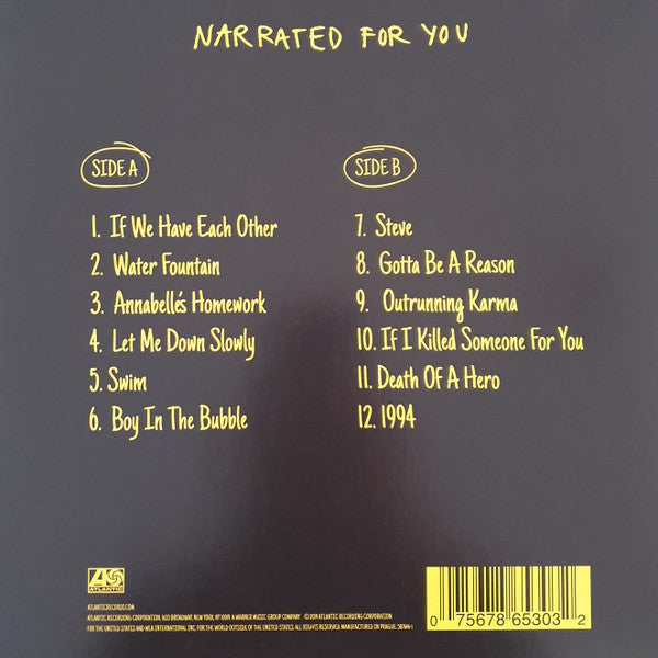 Narrated For You | Mint (M) Mint (M) Get Cheap Vinyl