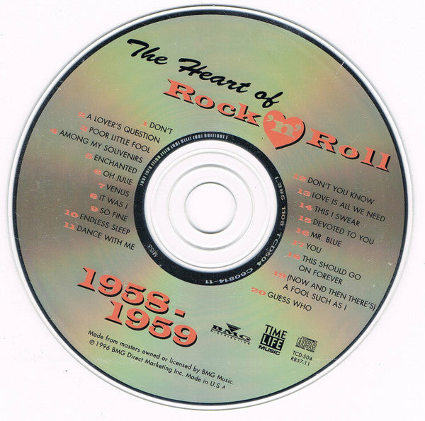 The Heart Of Rock 'N' Roll - 1958-1959 *CD* | Mint (M) Mint (M) Get Cheap Vinyl