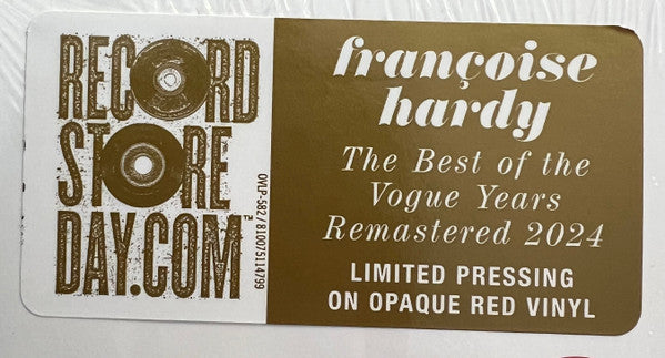 Françoise Hardy En Vogue Best Of 1962-1967 (2025 RSD 2xVINYL) | Mint (M) Mint (M) Get Cheap Vinyl