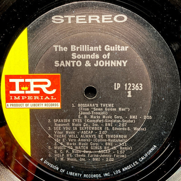 The Brilliant Guitar Sounds Of Santo & Johnny | Mint (M) Mint (M) Get Cheap Vinyl