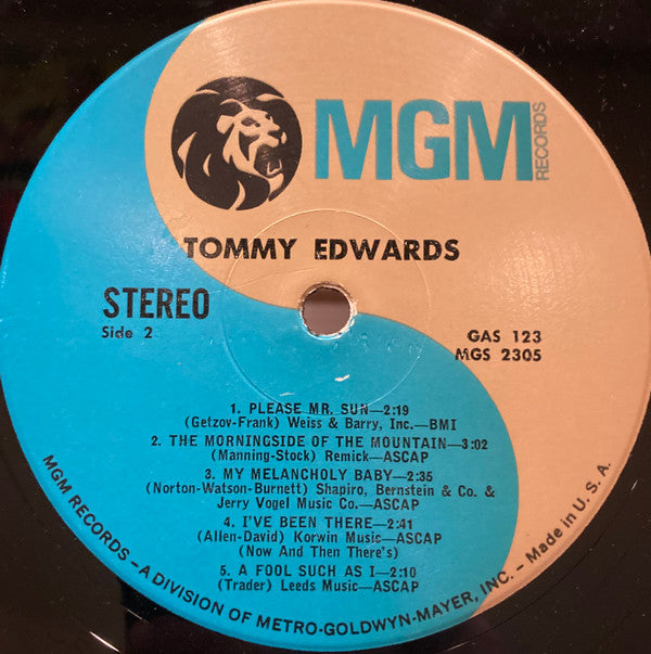 Tommy Edwards | Mint (M) Near Mint (NM) Get Cheap Vinyl
