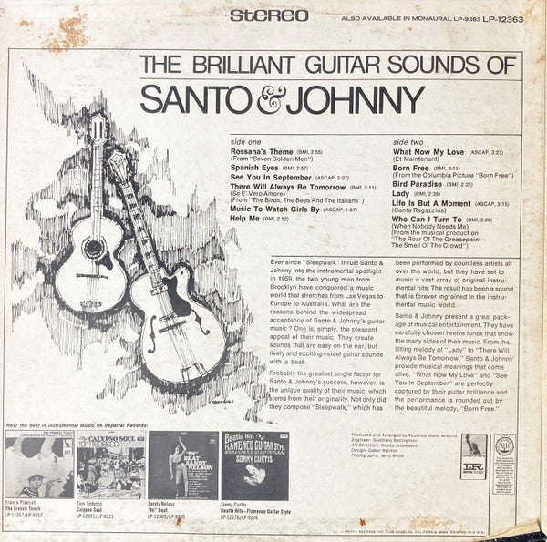 The Brilliant Guitar Sounds Of Santo & Johnny | Mint (M) Mint (M) Get Cheap Vinyl