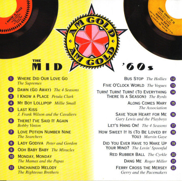 AM Gold - The Mid-'60s *CD* | Mint (M) Mint (M) Get Cheap Vinyl