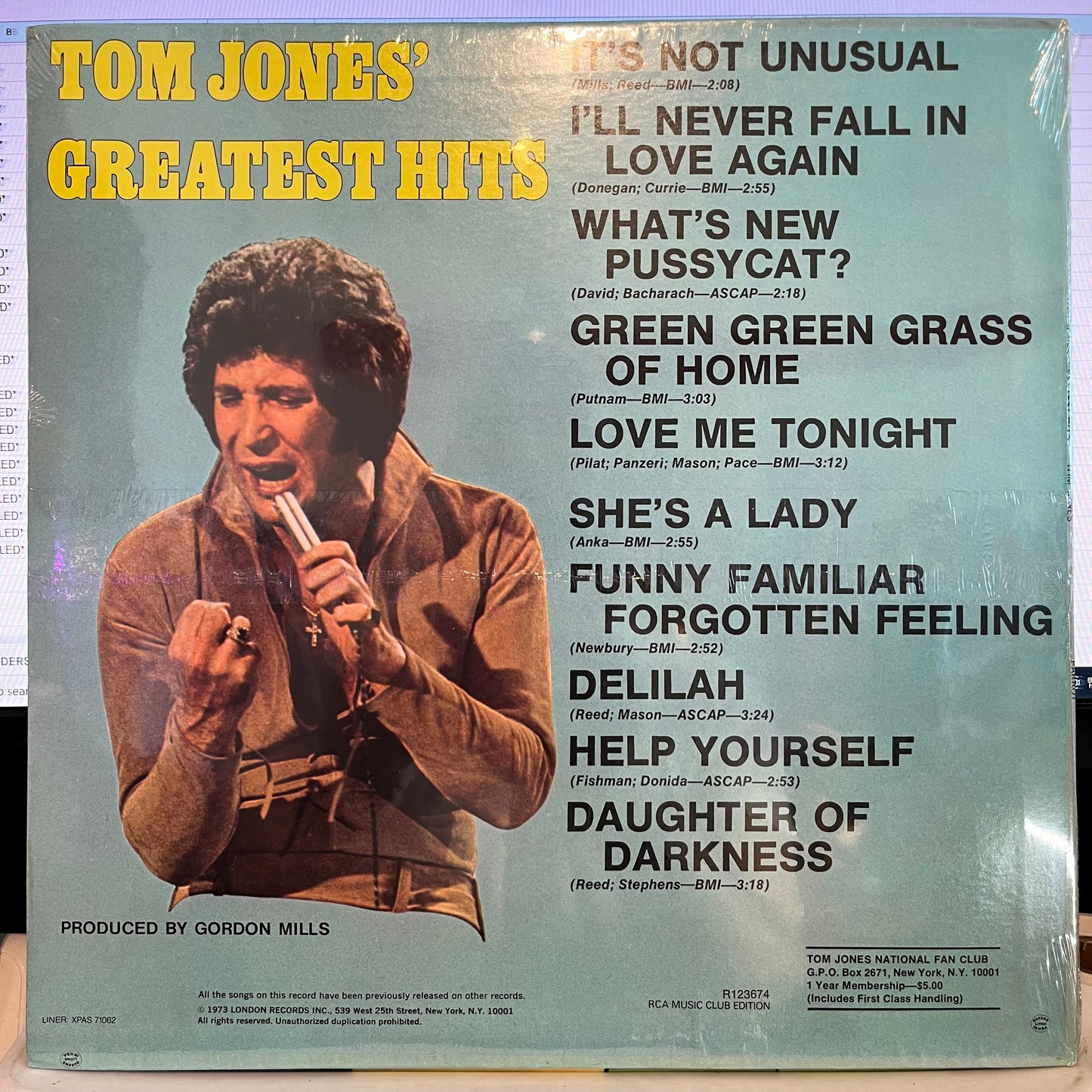 Tom Jones' Greatest Hits *SEALED* | Mint (M) Mint (M) Get Cheap Vinyl