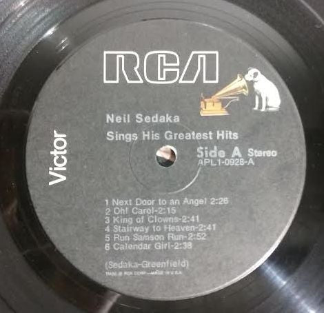 Neil Sedaka Sings His Greatest Hits *SEALED* | Mint (M) Mint (M) Get Cheap Vinyl