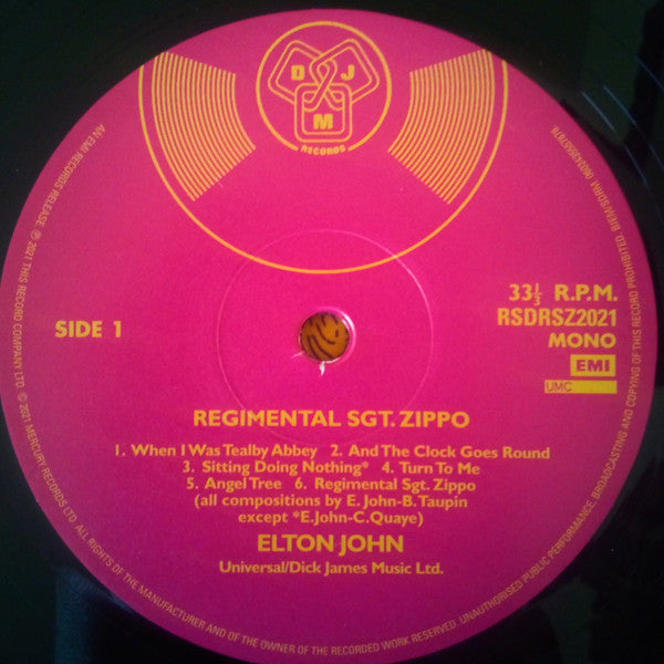 Regimental Sgt. Zippo (VINYL) | Excellent+ (EX+) Near Mint (NM or M-) Get Cheap Vinyl