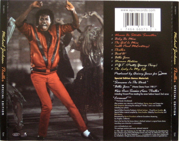 Thriller (CD) | Excellent+ (EX+) Excellent+ (EX+) Get Cheap Vinyl