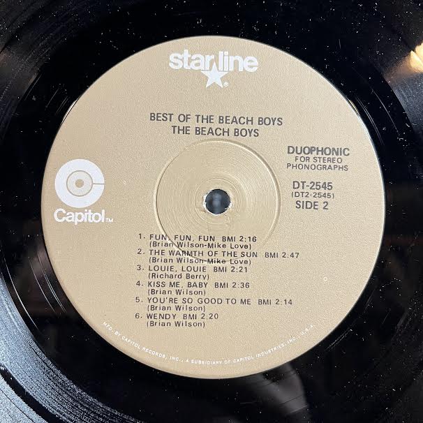 Best Of The Beach Boys - Vol. 1 (VINYL) | Excellent (EX) Excellent (EX) Get Cheap Vinyl