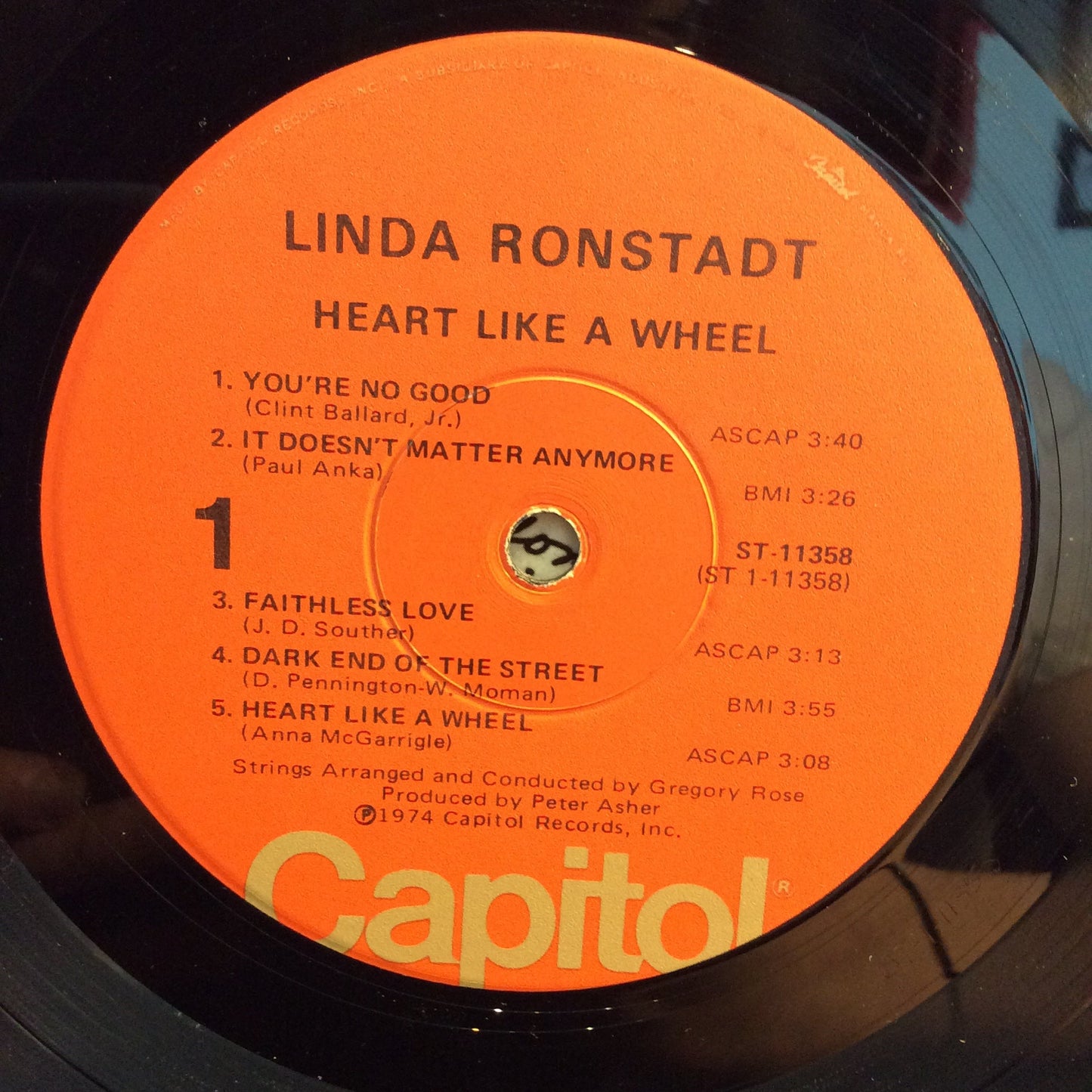 Heart Like A Wheel (VINYL) | Excellent (EX) Very Good Plus Plus (VG++) Get Cheap Vinyl