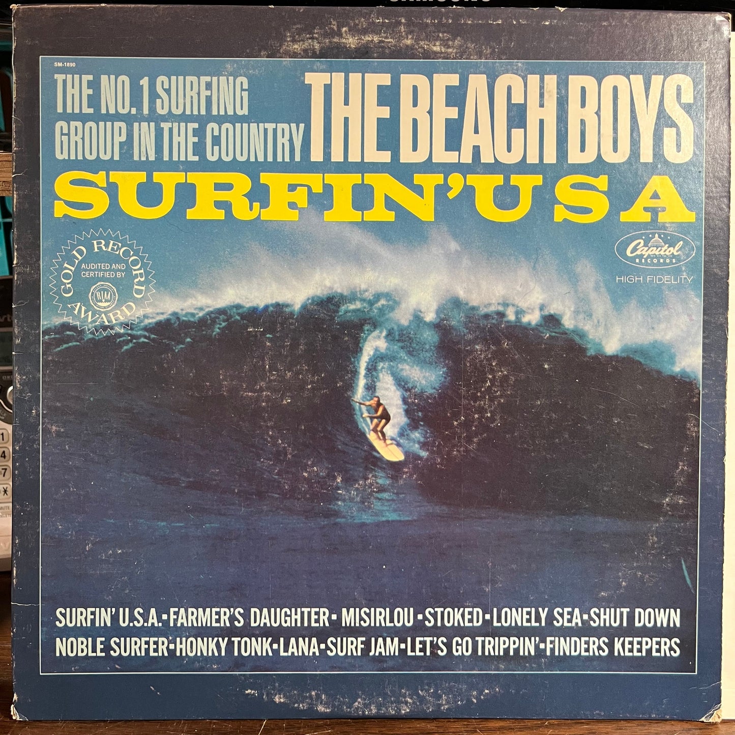 Surfin' USA (VINYL) | Near Mint- (NM-) Very Good Plus (VG+) Get Cheap Vinyl