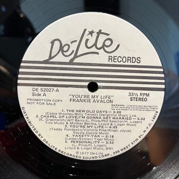 You're My Life *PROMO* | Near Mint (NM) Excellent (EX) Get Cheap Vinyl
