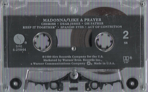 Like A Prayer *CASSETTE* | Near Mint (NM) Near Mint (NM) Get Cheap Vinyl