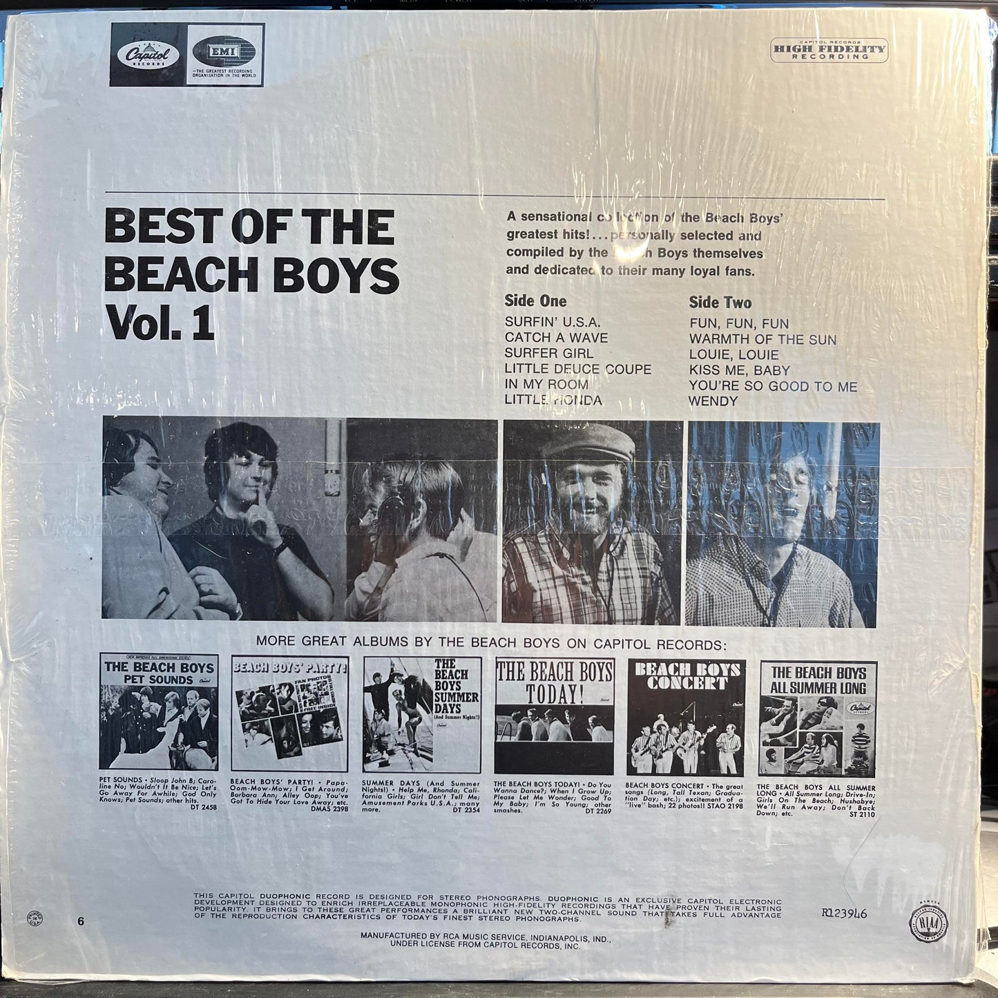 Best Of The Beach Boys - Vol. 1 *INDIANAPOLIS* | Near Mint (NM) Near Mint (NM) Get Cheap Vinyl