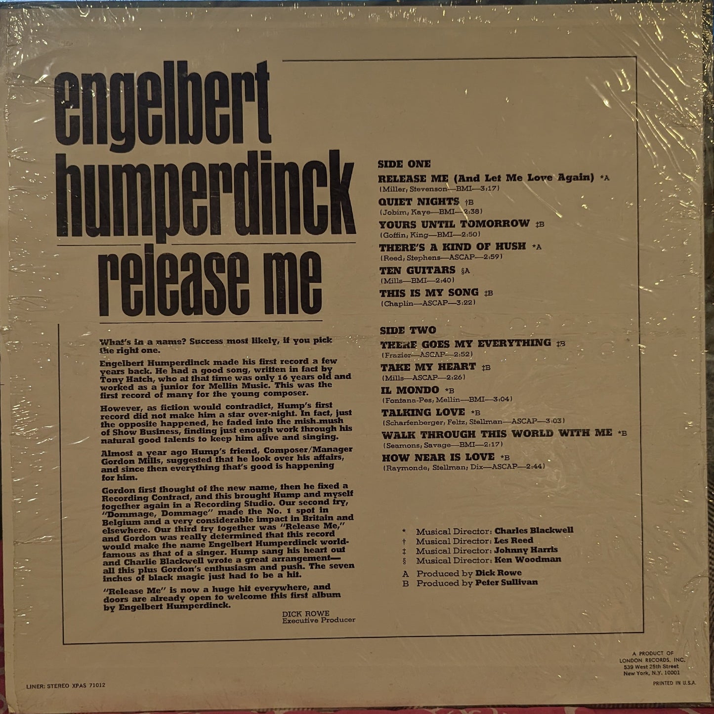Release Me | Near Mint (NM) Near Mint (NM) Get Cheap Vinyl