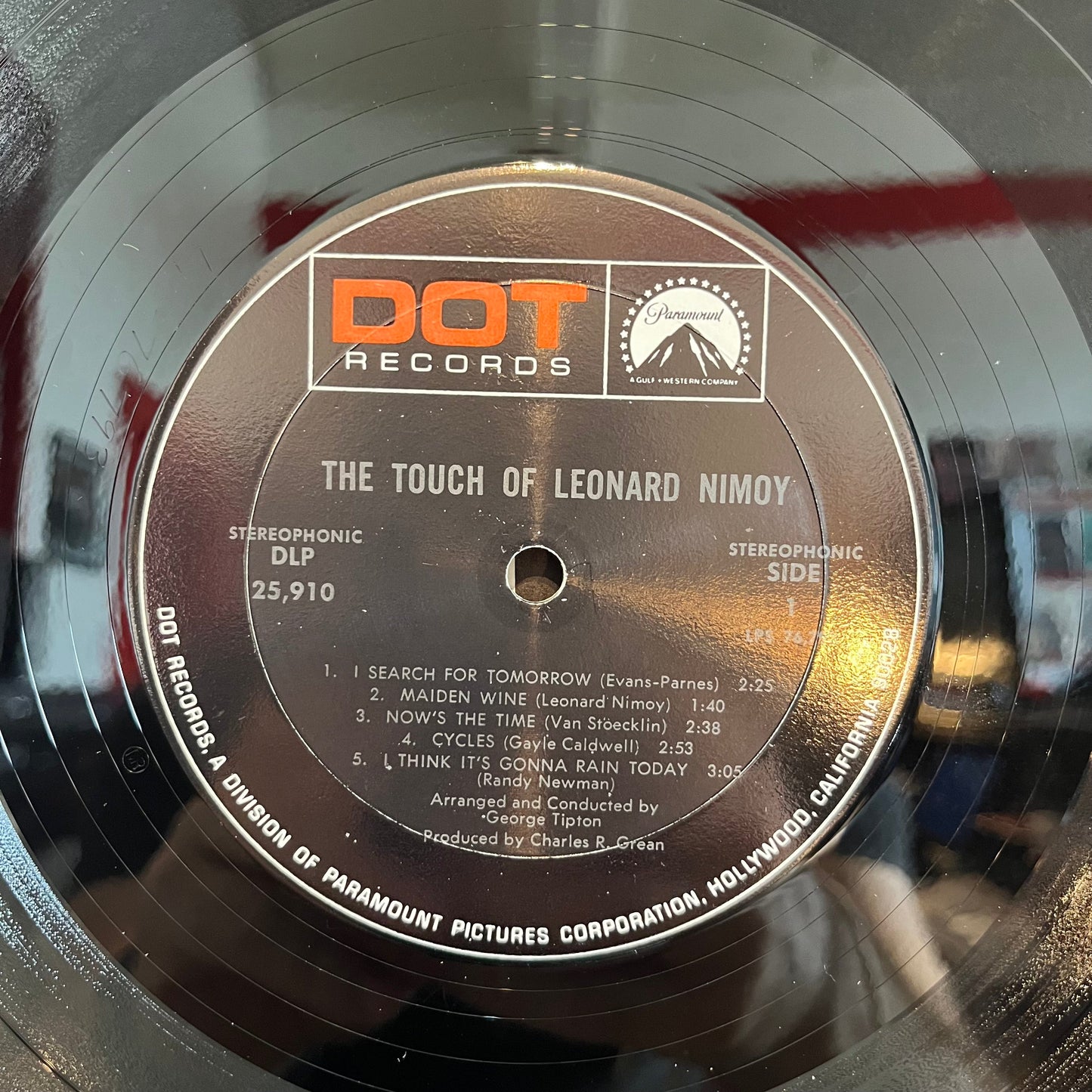 The Touch Of Leonard Nimoy *MONARCH / SHRINK* | Near Mint (NM) Excellent (EX) Get Cheap Vinyl