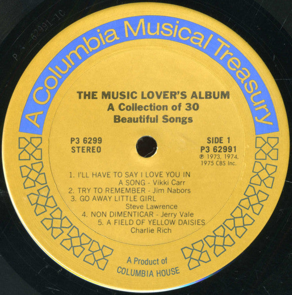 The Music Lover's Album (A Collection Of 30 Beautiful Songs) | Near Mint (NM) Near Mint (NM) Get Cheap Vinyl