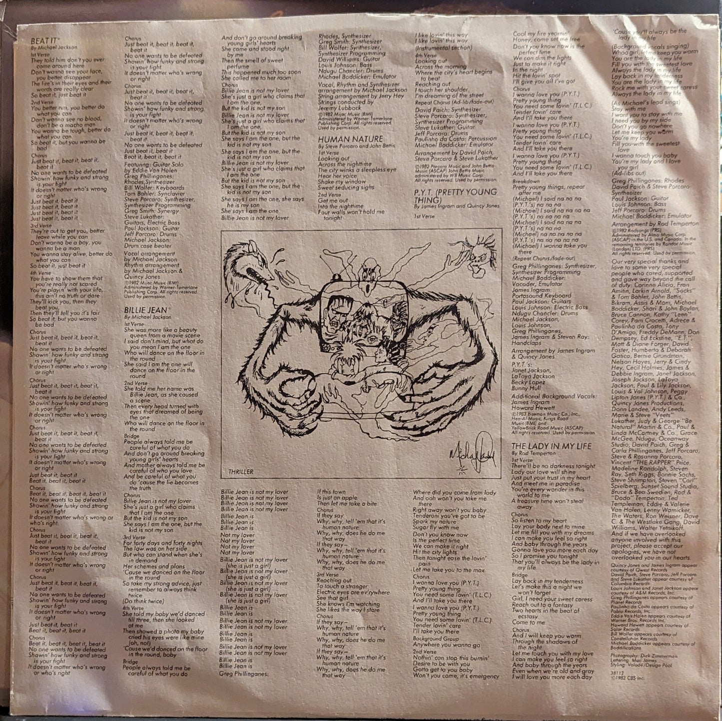 Thriller *1982 ORIGINAL* | Near Mint (NM) Excellent (EX) Get Cheap Vinyl