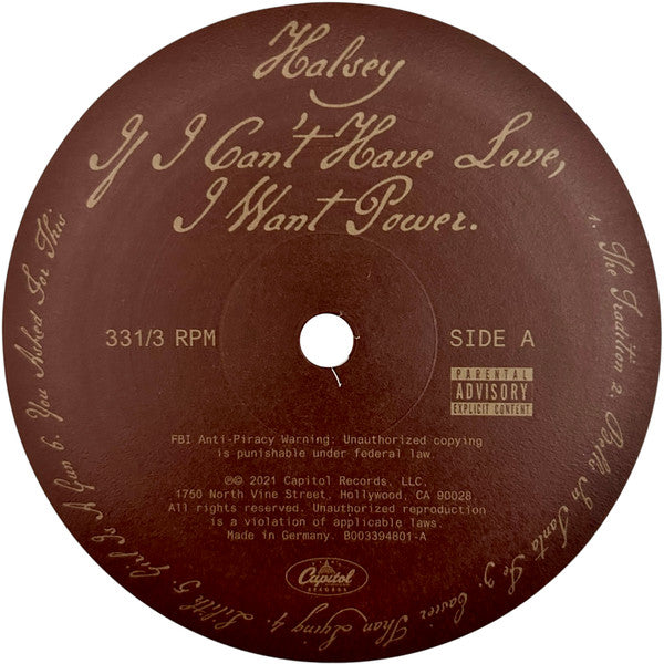 If I Can't Have Love, I Want Power (TARGET WHITE VINYL) | Near Mint (NM or M-) Near Mint (NM or M-) Get Cheap Vinyl