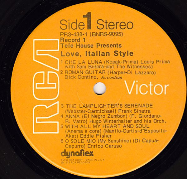Love, Italian Style | Near Mint (NM) Excellent (EX) Get Cheap Vinyl