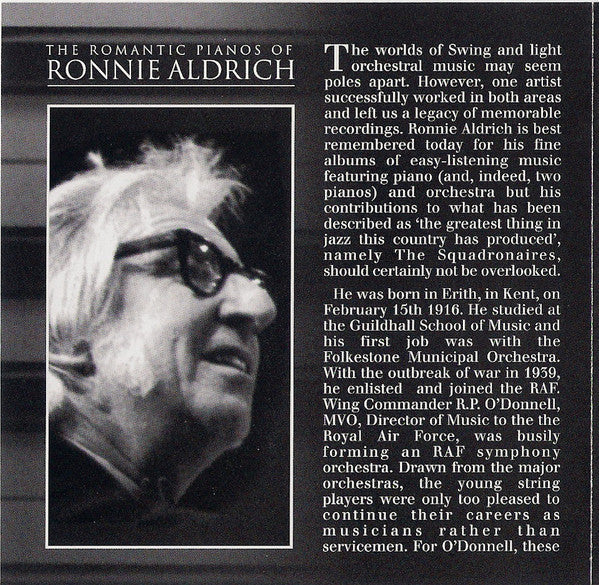 The Romantic Pianos Of Ronnie Aldrich *CD* | Mint (M) Near Mint (NM) Get Cheap Vinyl