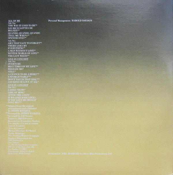 Live In Concert And All Of Me / A Double Album | Near Mint (NM) Near Mint (NM) Get Cheap Vinyl
