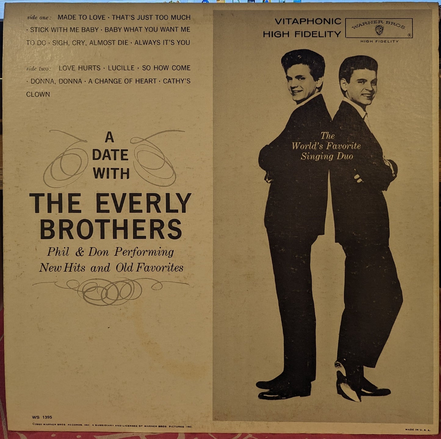 A Date With The Everly Brothers | Near Mint (NM) Near Mint (NM) Get Cheap Vinyl