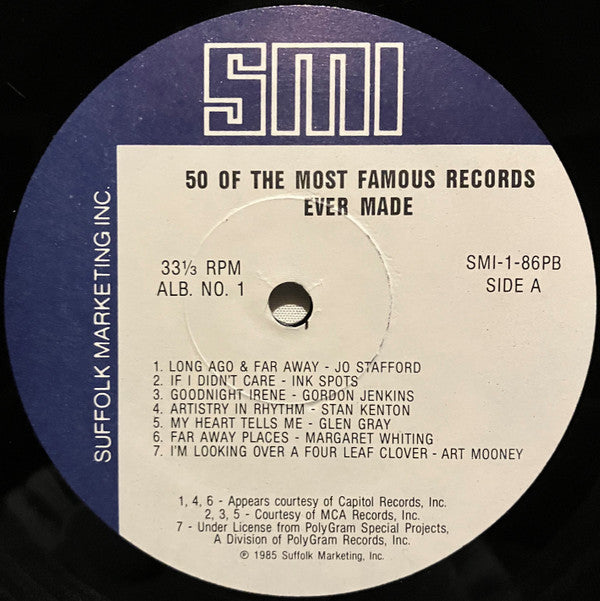 50 Of The Most Famous Records Ever Made Album No. 1 | Near Mint (NM) Near Mint (NM) Get Cheap Vinyl