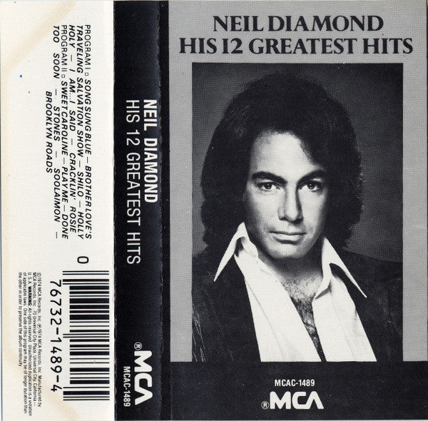 His 12 Greatest Hits (CASSETTE) | Mint (M) Mint (M) Get Cheap Vinyl
