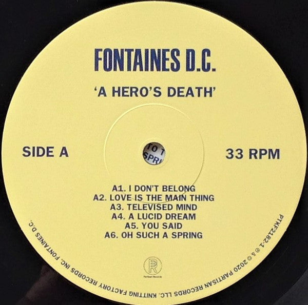 A Hero's Death | Mint (M) Mint (M) Get Cheap Vinyl