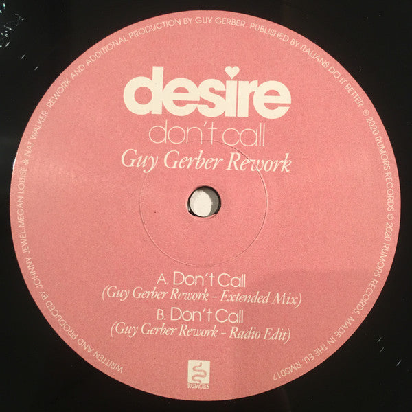 Don't Call (Guy Gerber Rework) | Mint (M) Near Mint (NM) Get Cheap Vinyl