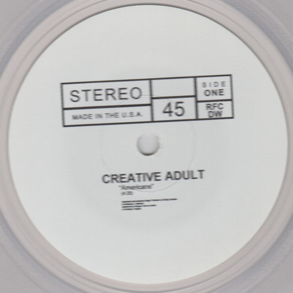 Creative Adult / Self Defense Family (7" CLEAR VINYL) | Mint (M) Mint (M) Get Cheap Vinyl
