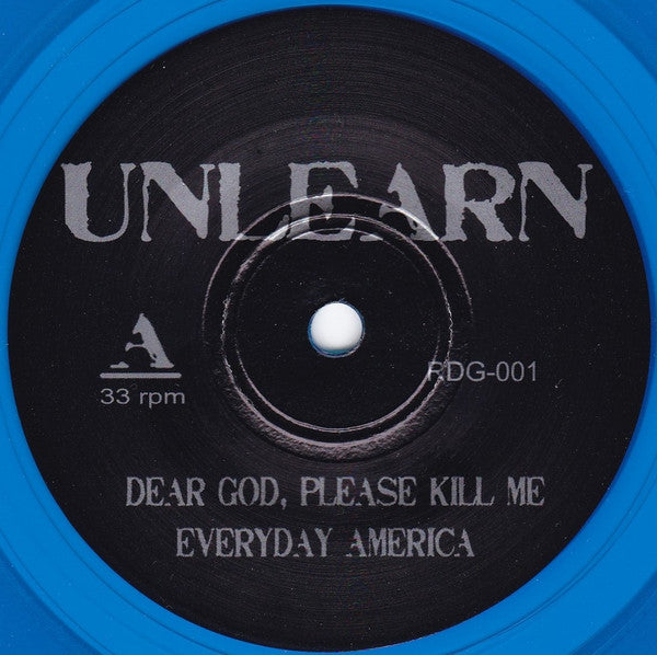 Unlearn (TRANSPARENT BLUE VINYL 7") | Mint (M) Mint (M) Get Cheap Vinyl