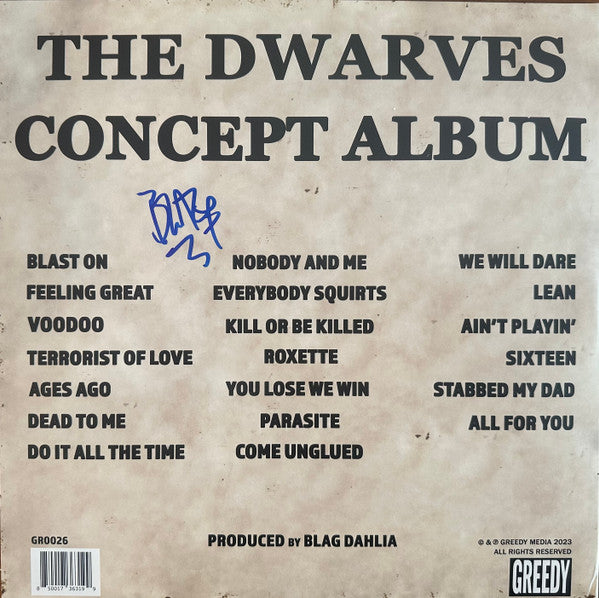 The Dwarves Concept Album | Get Cheap Vinyl