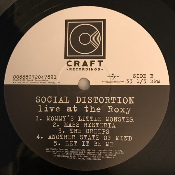 Live At The Roxy | Mint (M) Mint (M) Get Cheap Vinyl