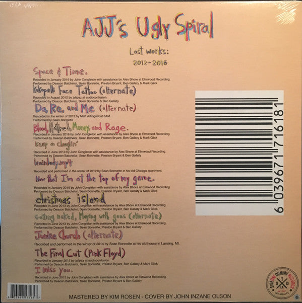 AJJ's Ugly Spiral: Lost Works 2012-2016 *CLEAR* | Near Mint (NM) Near Mint (NM) Get Cheap Vinyl