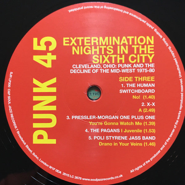 Punk 45: Extermination Nights In The Sixth City! Cleveland, Ohio : Punk And The Decline Of The Mid West 1975 - 82 | Mint (M) Mint (M) Get Cheap Vinyl