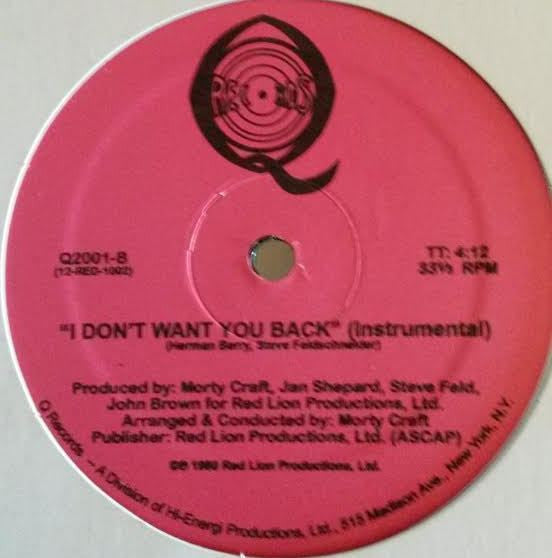 I Don't Want You Back | Mint (M) Generic Get Cheap Vinyl