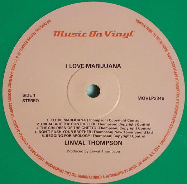 I Love Marijuana | Mint (M) Mint (M) Get Cheap Vinyl