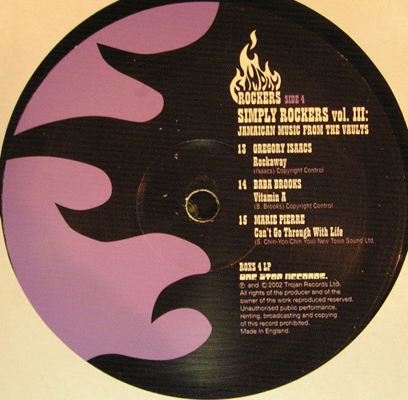Simply Rockers Vol. III : Jamaican Music From The Vaults | Near Mint (NM) Near Mint (NM) Get Cheap Vinyl