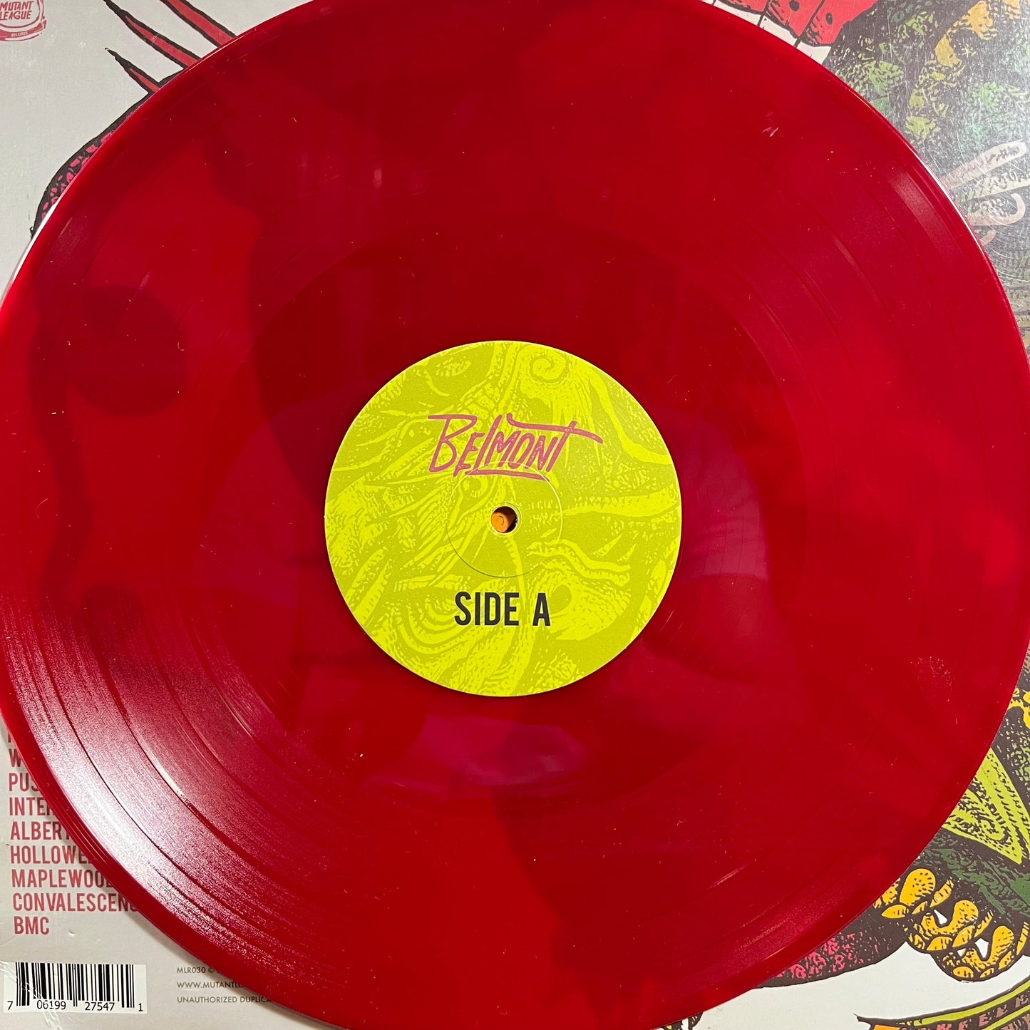 Belmont (SIGNED RED VINYL) | Very Good (VG) Excellent (EX) Get Cheap Vinyl