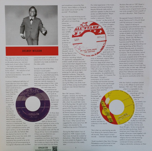 Coxsone's Music 2: The Sound Of Young Jamaica (More Early Cuts From The Vaults Of Studio One 1959-63) | Mint (M) Mint (M) Get Cheap Vinyl