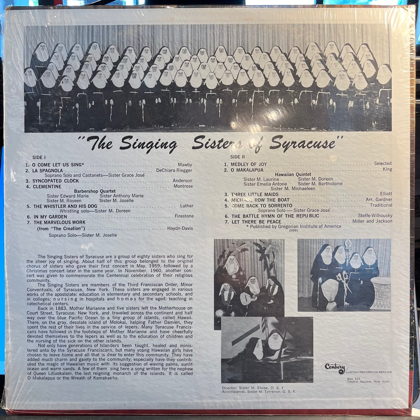 The Singing Sisters Of Syracuse | Mint (M) Near Mint (NM) Get Cheap Vinyl