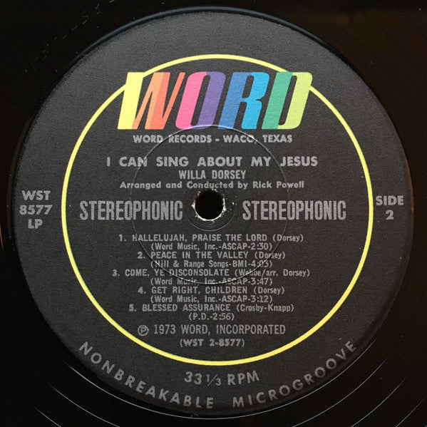 I Can Sing About My Jesus (VINYL) | Excellent+ (EX+) Near Mint (NM) Get Cheap Vinyl