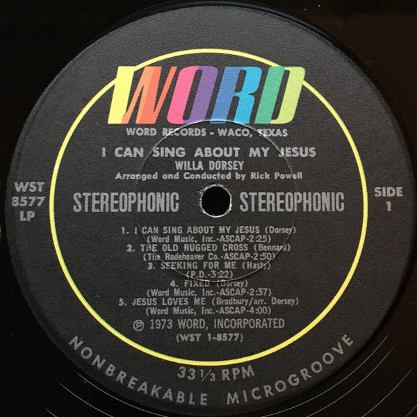 I Can Sing About My Jesus (VINYL) | Excellent+ (EX+) Near Mint (NM) Get Cheap Vinyl