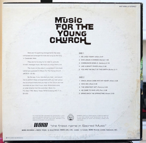 Music For The Young Church (VINYL) | Excellent+ (EX+) Near Mint (NM) Get Cheap Vinyl