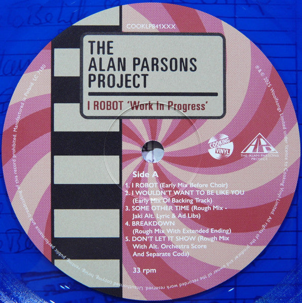 I Robot “Work In Progress” 2025 RSD | Mint (M) Mint (M) Get Cheap Vinyl
