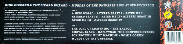 Murder Of The Universe (Live At Red Rocks 2022) | Mint (M) Mint (M) Get Cheap Vinyl